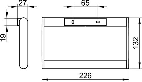 keuco-plan-handtuchring-verchromt-22-6-cm-metall-rund image 7