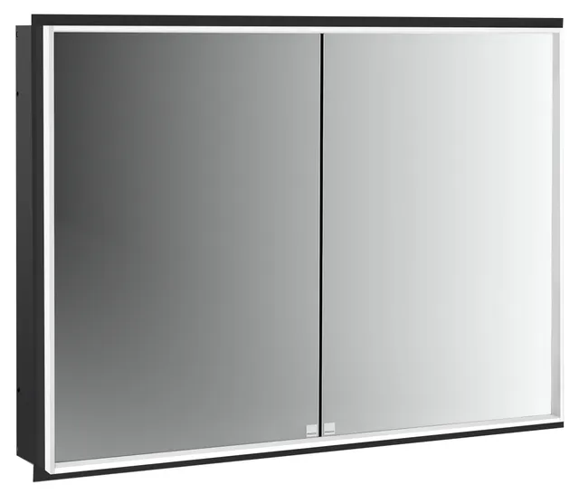 frasco-centric-deep-spiegelschrank-100-cm-schwarz-unterputz image 1