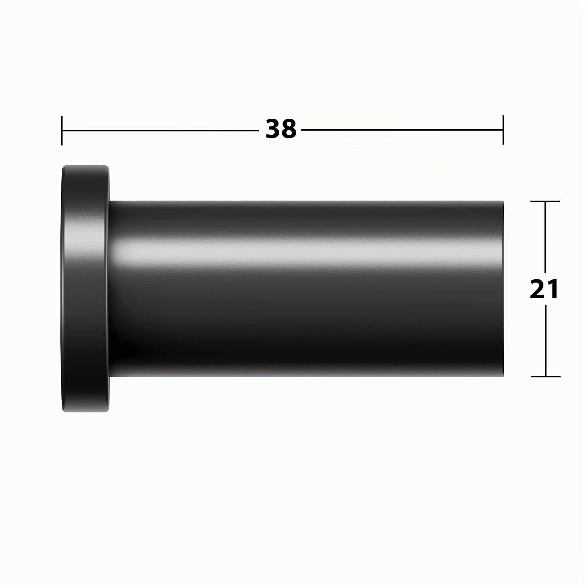 keuco-plan-handtuchhaken-2-st-ck-schwarz-matt-metall-2 image 6