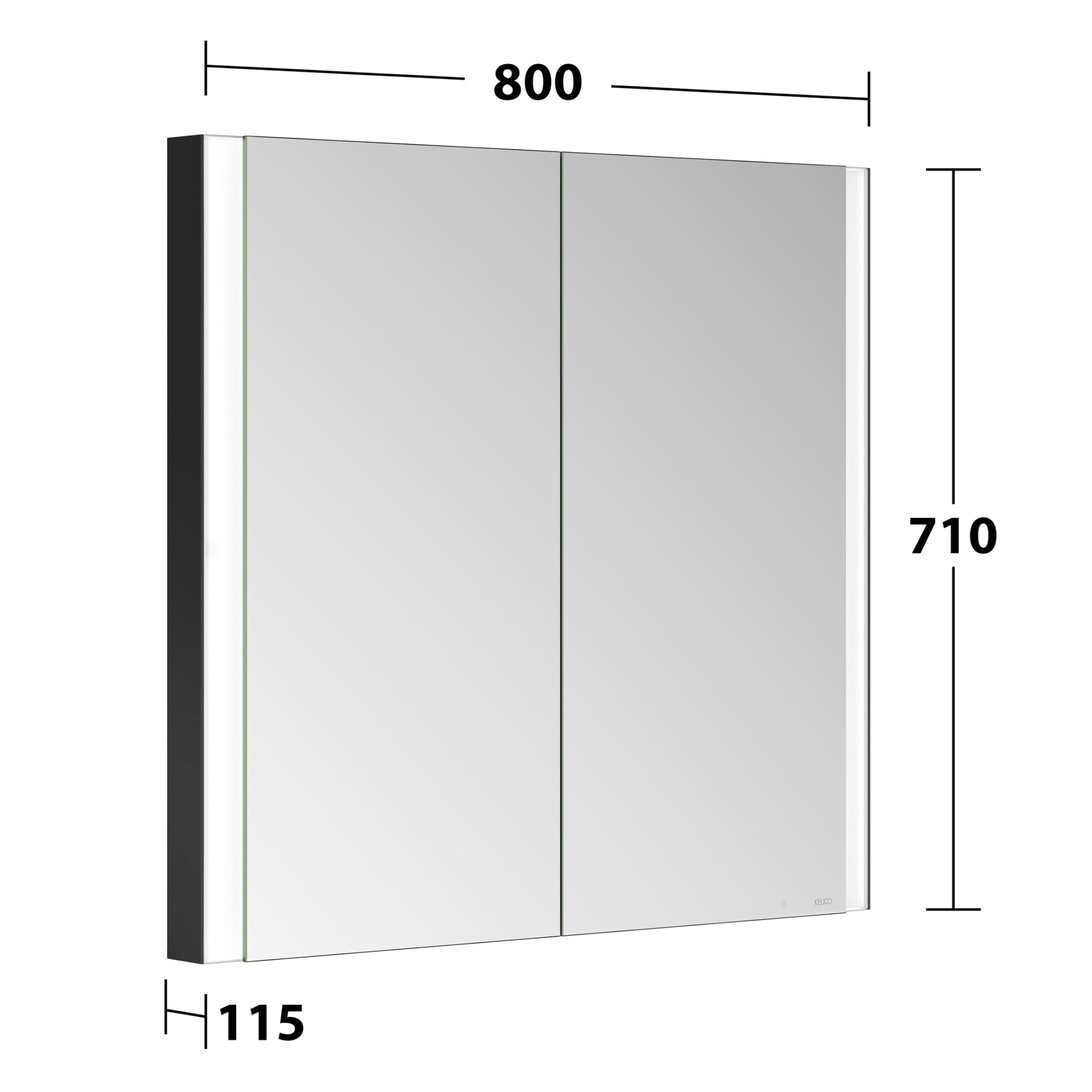 keuco-royal-lumos-spiegelschrank-80-cm-2-t-rig-einbau-schwarz image 3