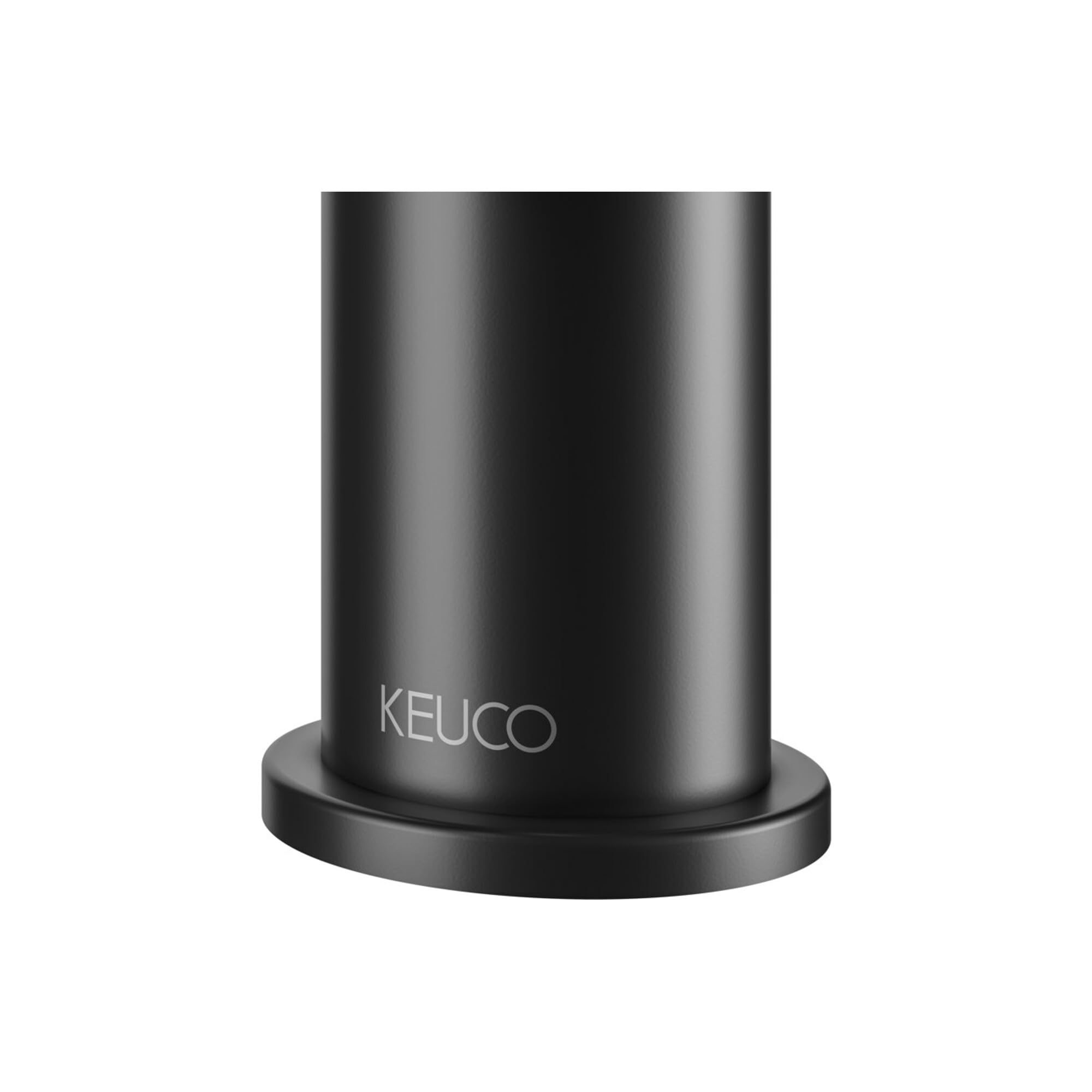 keuco-ixmo-pure-waschtischmischer-100-schwarz-matt-mit-ablauf image 2