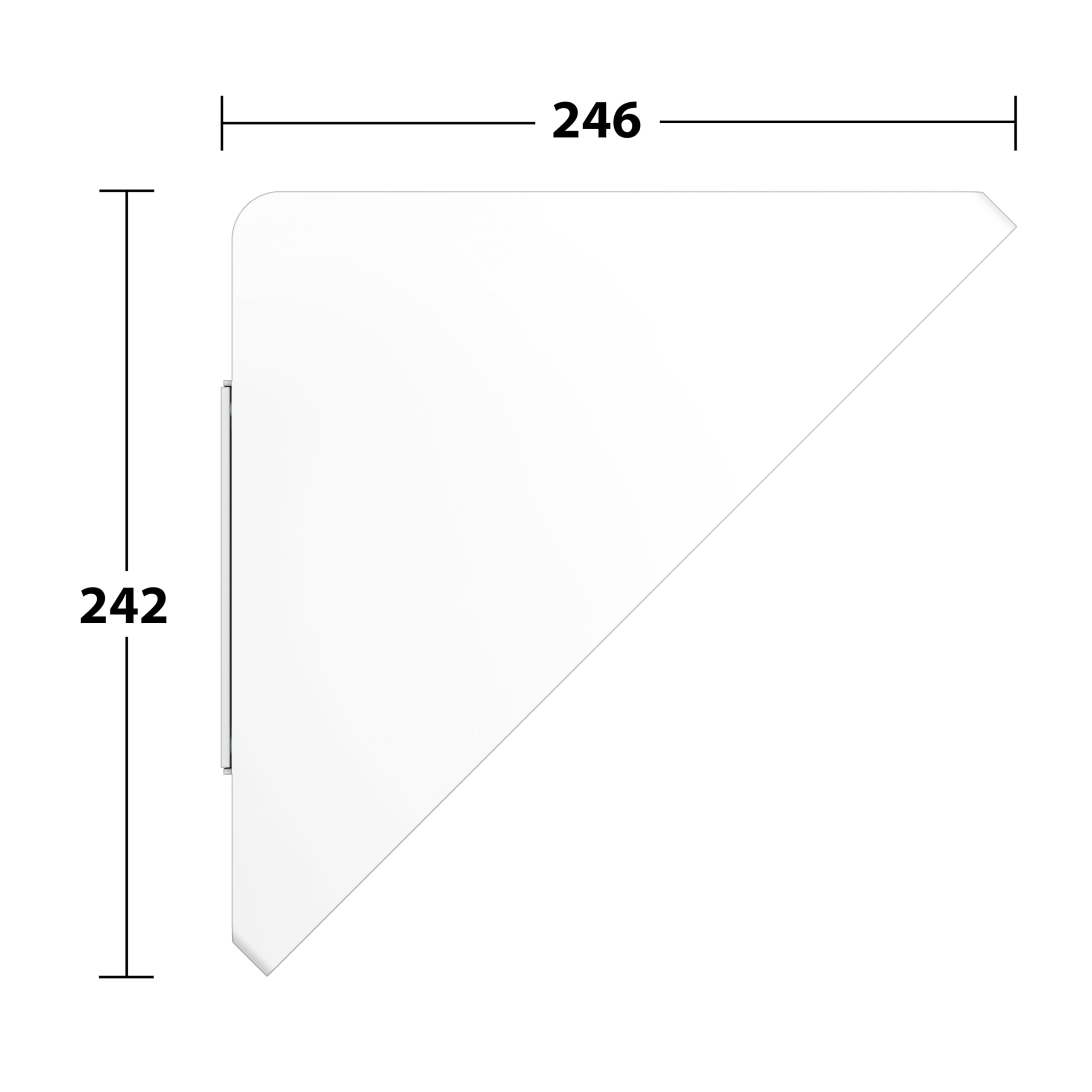 keuco-reva-eck-duschablage-24-cm-ohne-bohren-wei image 3